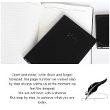 Custom Debossed Logo A4 A5 Genuine Leather Business Notebook