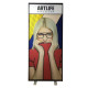 wholesale aluminum frame portable led crystal poster sign lightbox