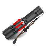 Powerful 900000Lumens XHP50 Zoom Flashlight LED USB Rechargeable Torch Headlamp