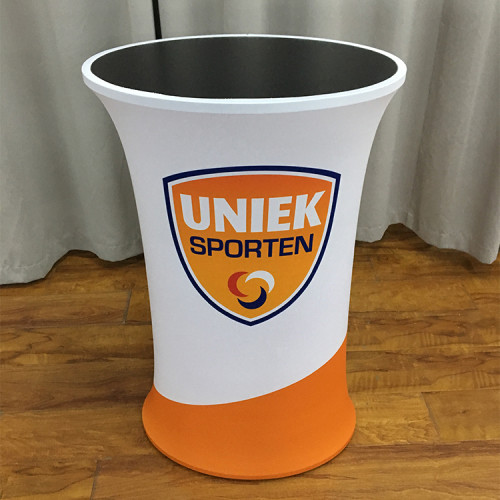trade show portable new promotional polyester counter display stand