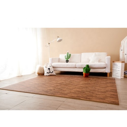 60*60cm T Pattern Trade Show Rugs Splice Wood Grain Foam Mats Fitness Gym Exercise Soft Floor Blanket