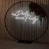 High Quality Vintage Valentine's Day Decoration Custom Acrylic Led Wall Letter Sign 3d Neon Sign For Wedding