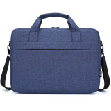 New Design 14 Inch Black Waterproof Canvas Laptop Handbag Notebook Shoulder Bag with Double Zip For Macbook Air