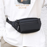 2021 Wholesale fashion fanny pack custom waterproof running belt bags men crossbody reflective waist bag with earphone hole