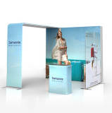 Hot sale 10FT custom aluminum portable trade show standard exhibition 3*3 booth display stands
