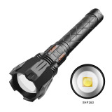 power display of XHP160 10000lumen  brightness ultra-long shot telescopic zoom 5 claw attack head tactical flashlight