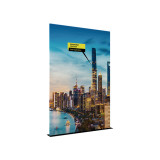 Steel iron base aluminum frame 32mm tube polyester fabric printing backdrop stand