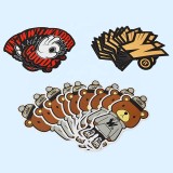 custom self adhesive waterproof mountain brand decoration motor graphic reflective bike vinyl sticker