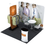 tension fabric portable backdrop photo exhibition pop up booth stands trade shows