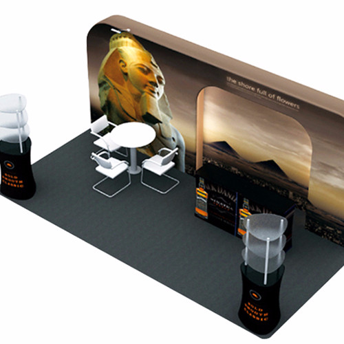 3x6 Aluminium tube Standard 3x3 Size Exhibition Booth for trade show