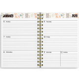 Custom Design Spiral 2022 Teacher Academic Daily Planner