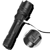 New XHP50 9000 Lumens LED Flashlight 18650 Battery Torch USB Light Type-c Charging 5 Modes Flashlight With Zoomable