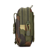 600D Men Molle Sport Phone Bags Outdoor Army Camo Camping Tactical Belt Fanny Pack Waist Military Pouch Pack