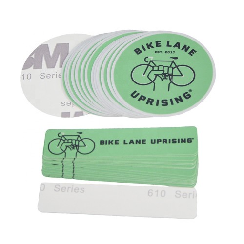 custom self adhesive waterproof mountain brand decoration motor graphic reflective bike vinyl sticker