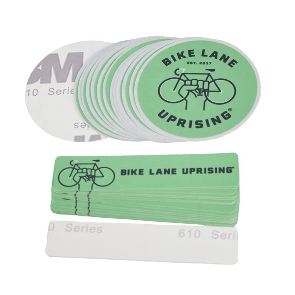 custom self adhesive waterproof mountain brand decoration motor graphic reflective bike vinyl sticker