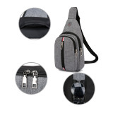 Outdoor hiking travel custom sports multi function fashionable sling crossbody bag chest men messenger sling shoulder bag