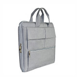 Laptop Sleeve Compatible with 13-16 inch MacBook Air MacBook Pro Notebook Computer Polyester Multifunctional Briefcase Bag Grey