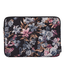 Laptop Sleeve 13inch Flower Printing Shock Resistant Notebook Protective Bag Carrying Case Compatible for MacBook 16inch
