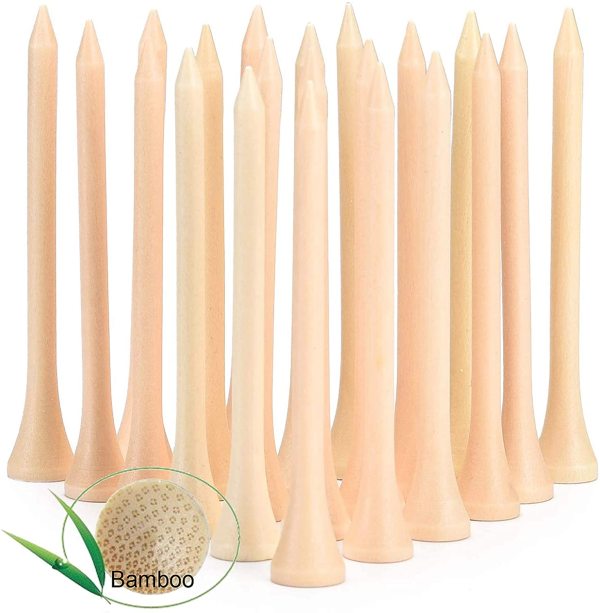 Custom Made Camouflage 70 Mm Oem Logo Wood Golf Pegs Cheap Golf Tees