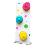 High quality 100*200 roll up advertising Easy change picture roll up banner display