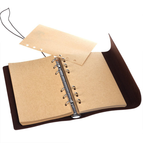 Customized Vintage Leather Cover Travel Planner Journal