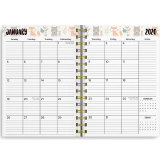Custom Design Spiral 2022 Teacher Academic Daily Planner