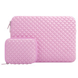 Manufacturer custom laptop case  liner bag rhombus diving material computer sleeve
