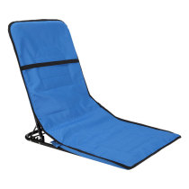 chaise lounge canvas bed blue portable folding beach mat adjustable floor chair