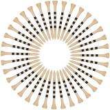 Best for Golf tournament Bamboo Golf Tees 54MM/70MM /83MM cheap bulk golf tees