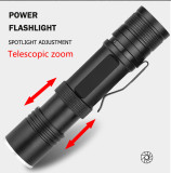 LED Handheld Flashlight Beam Distance 1000 Meter Flashlight For Outdoor