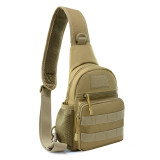 Custom Stock Travel Outdoor Sports Shoulder Crossbody Bag Military Men Army Tactical Front Chest Bag for Camping