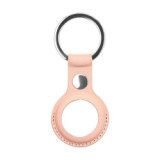 Luxury PU Leather Keychain Protective Cover for Apple Airtags Tracker Anti-Lost Airtag Case Sleeve Hang Cases Shell