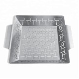 A3C 1 MM Thickness BBQ Grill Pan Portable Grill Basket