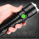 Battery indicator 1000LUMEN Portable Aluminum Flashlight  LED USB  Flashlight  Outdoor