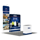 Easy set up 10x10ft exhibition booth system panel  Modular tension fabric Fair Stand Trade Show