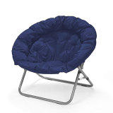 outdoor ergonomic metal cushions baby kid saucer adult round seat children portable backpack mini small folding moon chair