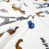 High quality super soft printing royal plush flannel fleece blanket