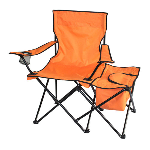 OEM outdoor portable luxury best lightweight quad parts foldable fishing camping chair with cooler bag for picnic