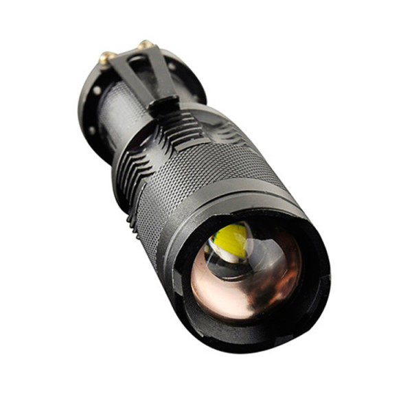 Hot selling Aluminum zoom high Power led flashlight mini flashlight battery lamp