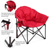 indoor foldable replacement cushion room sun camo sofa leisure adult half beach folding moon chair