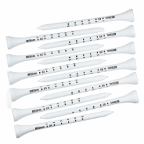Free sample 42mm/54mm/83mm Custom Logo Professional Bulk White Wood Golf Tee