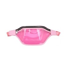 Wholesale Customizable Waterproof Cute Transparent pvc Belt Bag  candy color Clear Fanny Pack Waist Bag