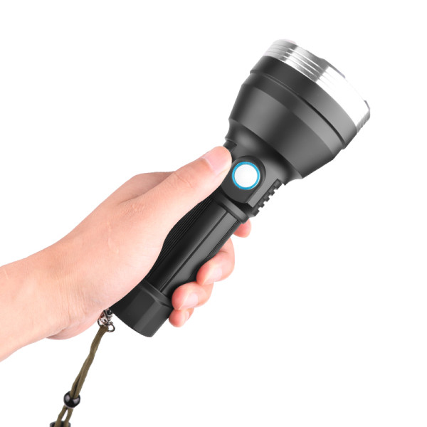 2000 lumens  aluminum alloy rechargeable long range lights strobe flash light usb flashlight
