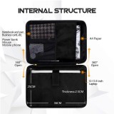 Premium Leather 12-13.5 inch Laptop Sleeve Case Cover Bag for MacBook Pro