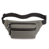2021 Wholesale fashion fanny pack custom waterproof running belt bags men crossbody reflective waist bag with earphone hole