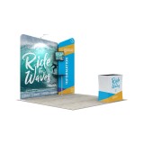 10x10ft 20x20ft Luxury Pop Up Tradeshow Display Wall Tension Fabric Trade Show Booth Stand