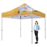 Design Logo 3x3 promotional folding custom print event awning pop up Aluminum Canopy promotion Tent with printing Tent