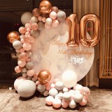 Easy install cheap price  round print circular wedding backdrop stand for event