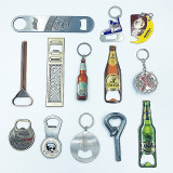 Promotion Cheap Custom Logo Sublimation Brand Souvenir Printing Bar Bulk Blank Metal Stainless Steel Card Beer Bottle Opener