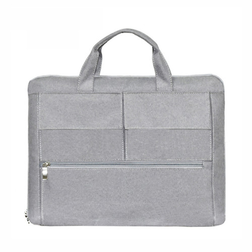 Custom logo slim business nylon laptop handbags tote bags women computer Sleeves briefcase for Notebook 12'' 13.3'' 14'' 15.6''